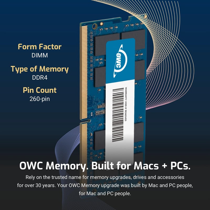 OWC 16GB PC19200 DDR4 2400MHz 260pin SO-DIMM Memory Ram Upgrade Compatible with Mid 2017 iMac 27 w/Retina 5K Models and Compatible PCs (OWC2400DDR4S16G) - Image 3